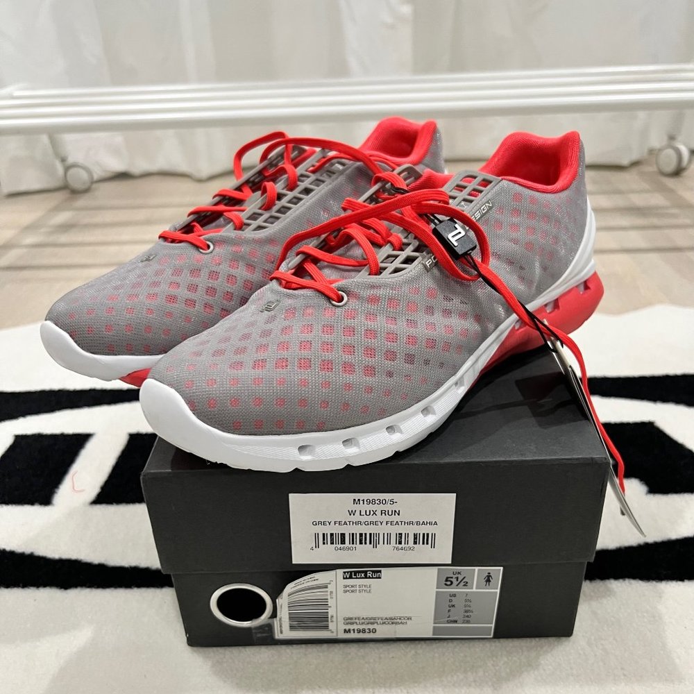 RARE Adidas Porsche Design Sport Gray Pink Running Training Shoes.